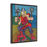 Viking - Framed Canvas Print