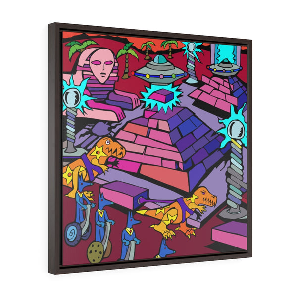 Explained  - Framed Canvas Print