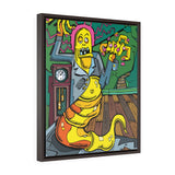 Gastly Ghoul - Framed Canvas Print