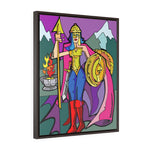 Amazon Warrior - Framed Canvas Print