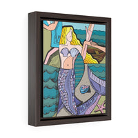 Mermaid - Framed Canvas Print