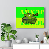 Tank Green - Canvas Print