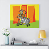 Shop to Death - Canvas Print