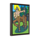 Stern Centaur - Framed Canvas Print