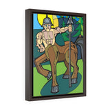 Stern Centaur - Framed Canvas Print