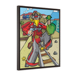 The Bandit - Framed Canvas Print