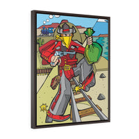 The Bandit - Framed Canvas Print