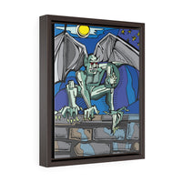 Gargoyle - Framed Canvas Print