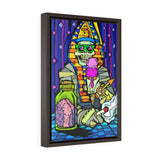 Pharaoh takes phive - Framed Canvas Print