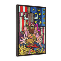 Breakfast in America - Framed Canvas Print