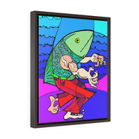 Itchyocentaur - Framed Canvas Print