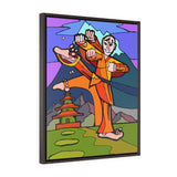 Shaolin Monk- Framed Canvas Print