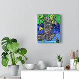 Robot Banana Driller - Canvas Print