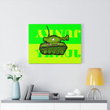 Tank Green - Canvas Print