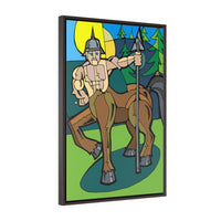 Stern Centaur - Framed Canvas Print