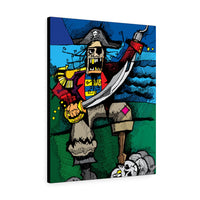 Salty Pirate - Canvas Print