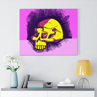 Pensive Skull - Canvas Print