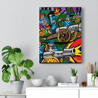 Cannon Fire - Canvas Print