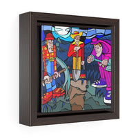 The Gravediggers  - Framed Canvas Print