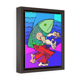 Itchyocentaur - Framed Canvas Print