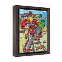 The Bandit - Framed Canvas Print