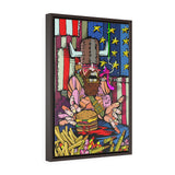 Breakfast in America - Framed Canvas Print