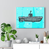 Sub Blue- Canvas Print