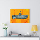 Sub Orange - Canvas Print