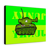 Tank Green - Canvas Print