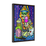 Pharaoh takes phive - Framed Canvas Print