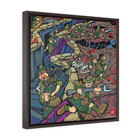 Over the Top - Framed Canvas Print