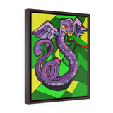 Winged Snake - Amphitere - Framed Canvas Print