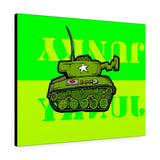 Tank Green - Canvas Print