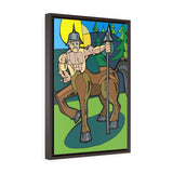 Stern Centaur - Framed Canvas Print