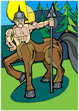 Stern Centaur - Metal Print