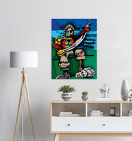 Salty Pirate - Metal Print