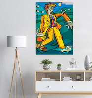 Zombie Stroll - Metal Print