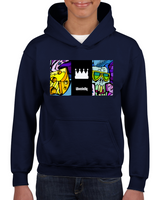 Skelvis Loved Cheese - Icon - Kids Hoodie