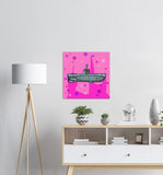 Sub Pink - Metal Print